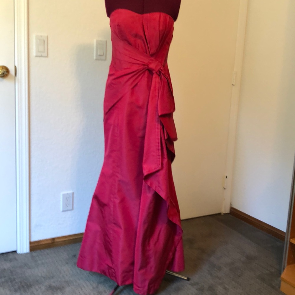 Carolina Herrera Long Strapless Evening Gown